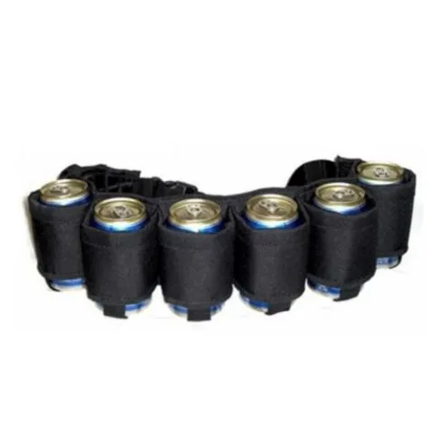 6 cans beer belt holder belt waist bag for party