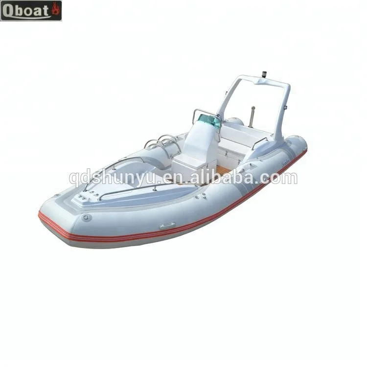 CE орка гипалон 5 8 м 9 пассажиров Глубокий V образный корпус из стекловолокна жесткая надувная лодка с двойной палубой
