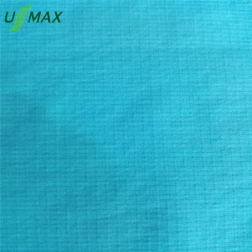 10d 20d 30d Nylon Polyester ripstop Weft Stretch waterproof Fabric