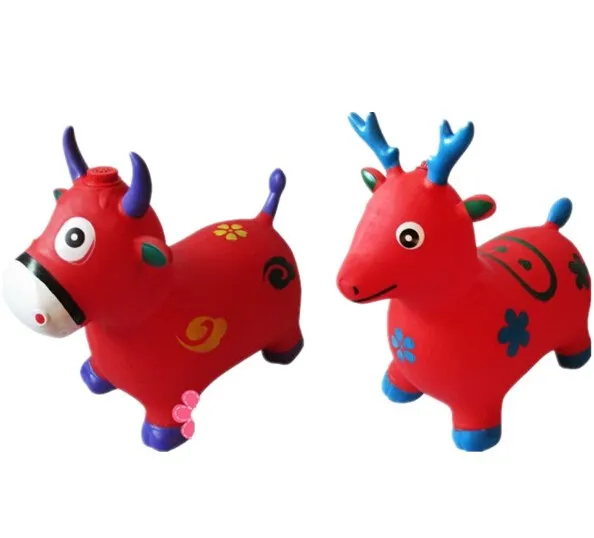 Экологичная ПВХ надувная прыгающая игрушка-животное, Экологически чистая для детей