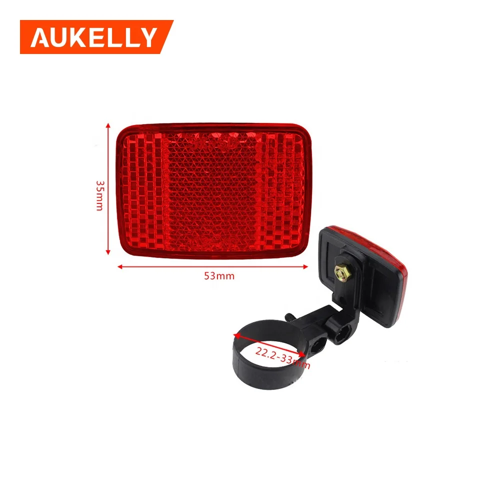 Bicycle Front Rear Reflective Lens MTB Road Cycling Riding Warning Light Cycling Safety Accessories Bike Automatic Reflectors