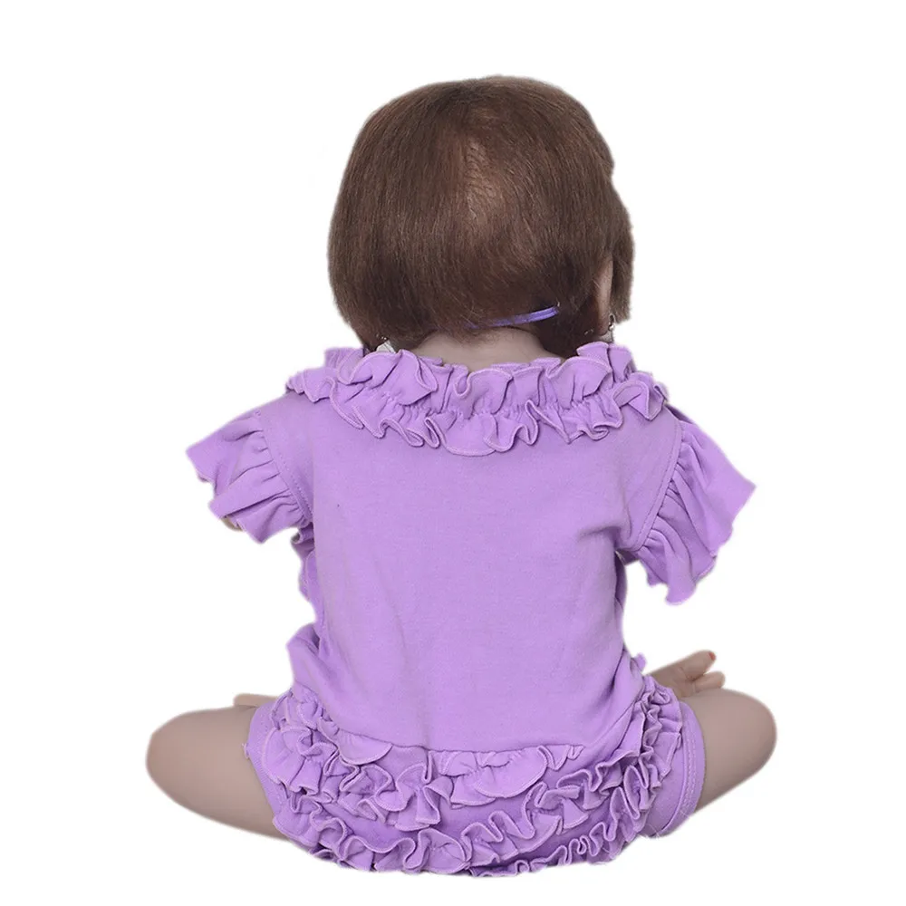 
Lovely 23 Inch Reborn Baby Dolls Soft Silicone Vinyl Fashion Babies Doll Toy Kids Best Playmate Christmas Gift 