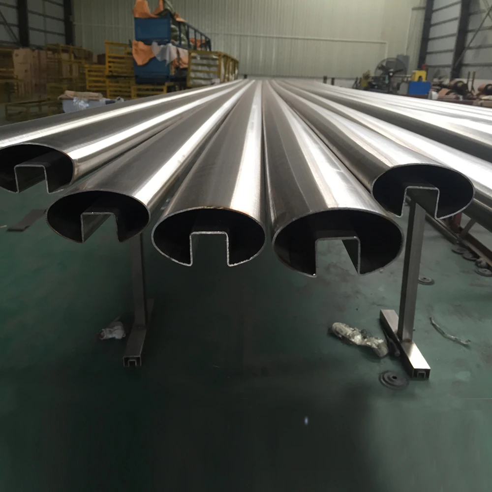 China manufacturer Foshan inox 1.4301/1.4401 groove tube