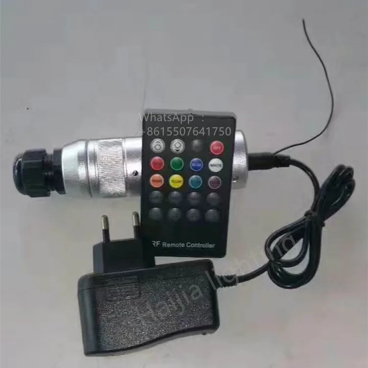 Музыкальный пульт дистанционного управления 6 Вт 12 В мини аудио Обесцвечивающий волоконно-оптический свет проектор апертура 3 мм ~ 20 мм