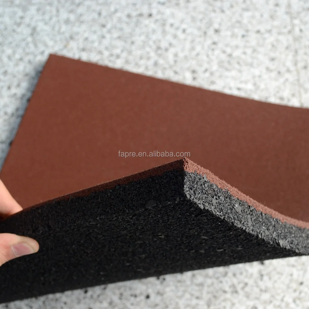 Rubber mat for car parking for outdoor