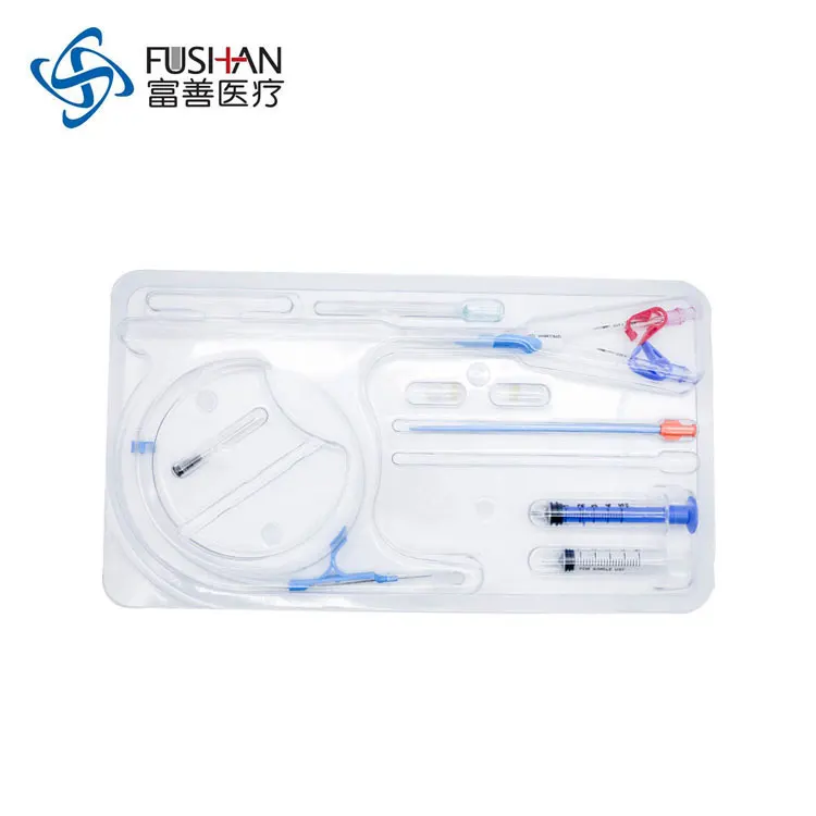 
Medical Double Lumen Hemodialysis Catheter Kit 