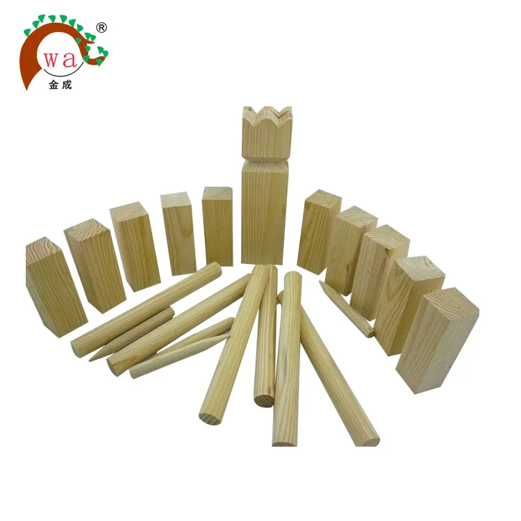 
Wooden classic KUBB game set 