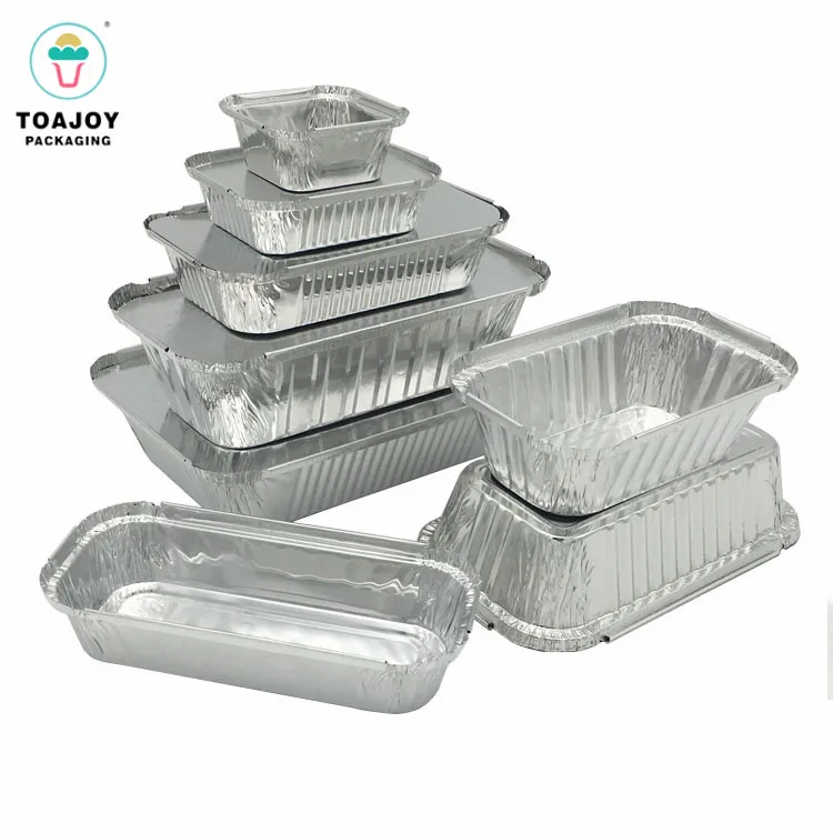 Airline biodegradable containers for lunch disposable aluminum casserole