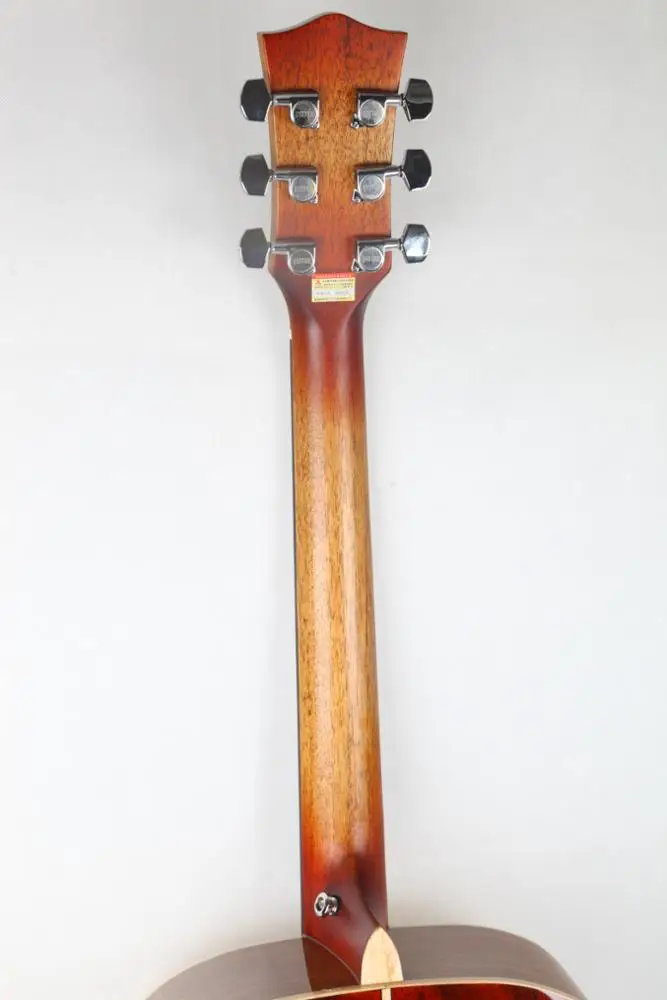 41 inch high quality OM barrel spruce  Acacia veneer acoustic guitar