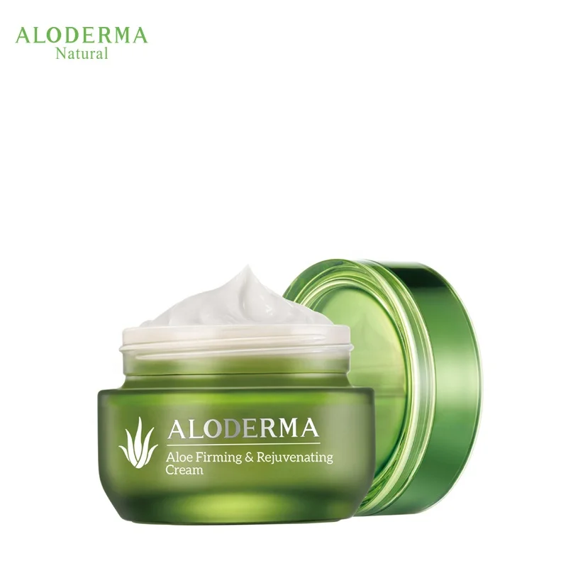 USA Aloderma Aloe Vera Firming and Rejuvenating Facial Cream|Organic Relieving Skin Cream, Nourishing Cream with Hyaluronic Acid