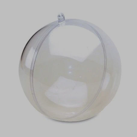 
Clear Plastic or Acrylic Ball Ornaments 