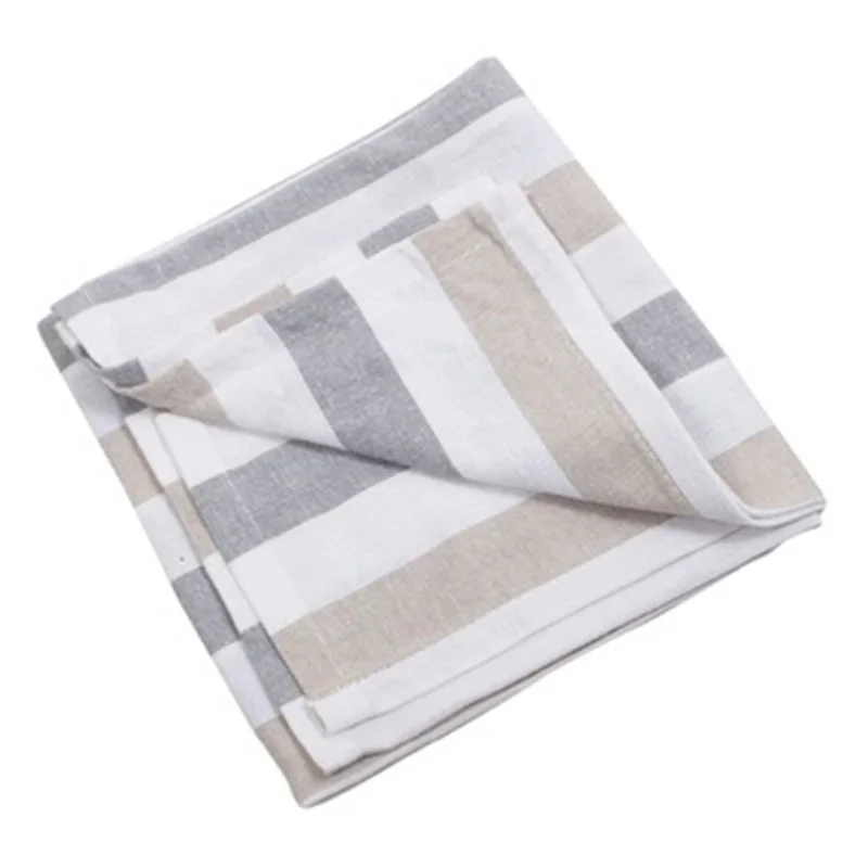 Standard size yarn dyed tea towels for kitchen  Reusable machine washable