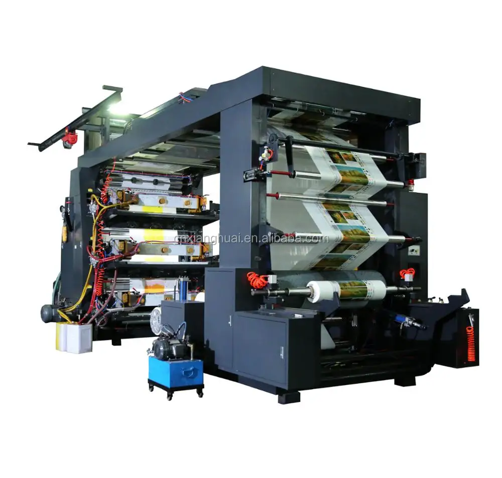 Plastic Shopping Bag Hdpe Bag Flexo Printing Machine Film Bag Paper Roll Flex Printing Machine Press