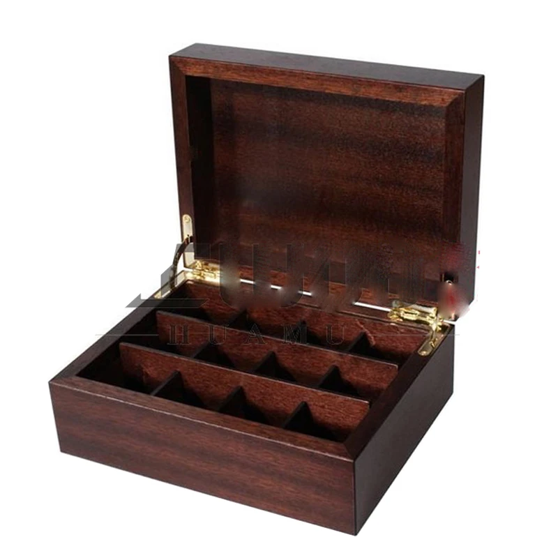 Заводской небольшой минимальный заказ, коричневый твердый деревянный самодельный чайный пакетик, откидная коробка для шоколадных конфет, подарочная упаковочная коробка