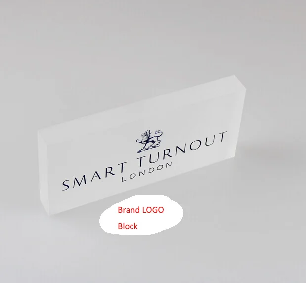Customize Logo Acrylic POP Frosted Logo Block
