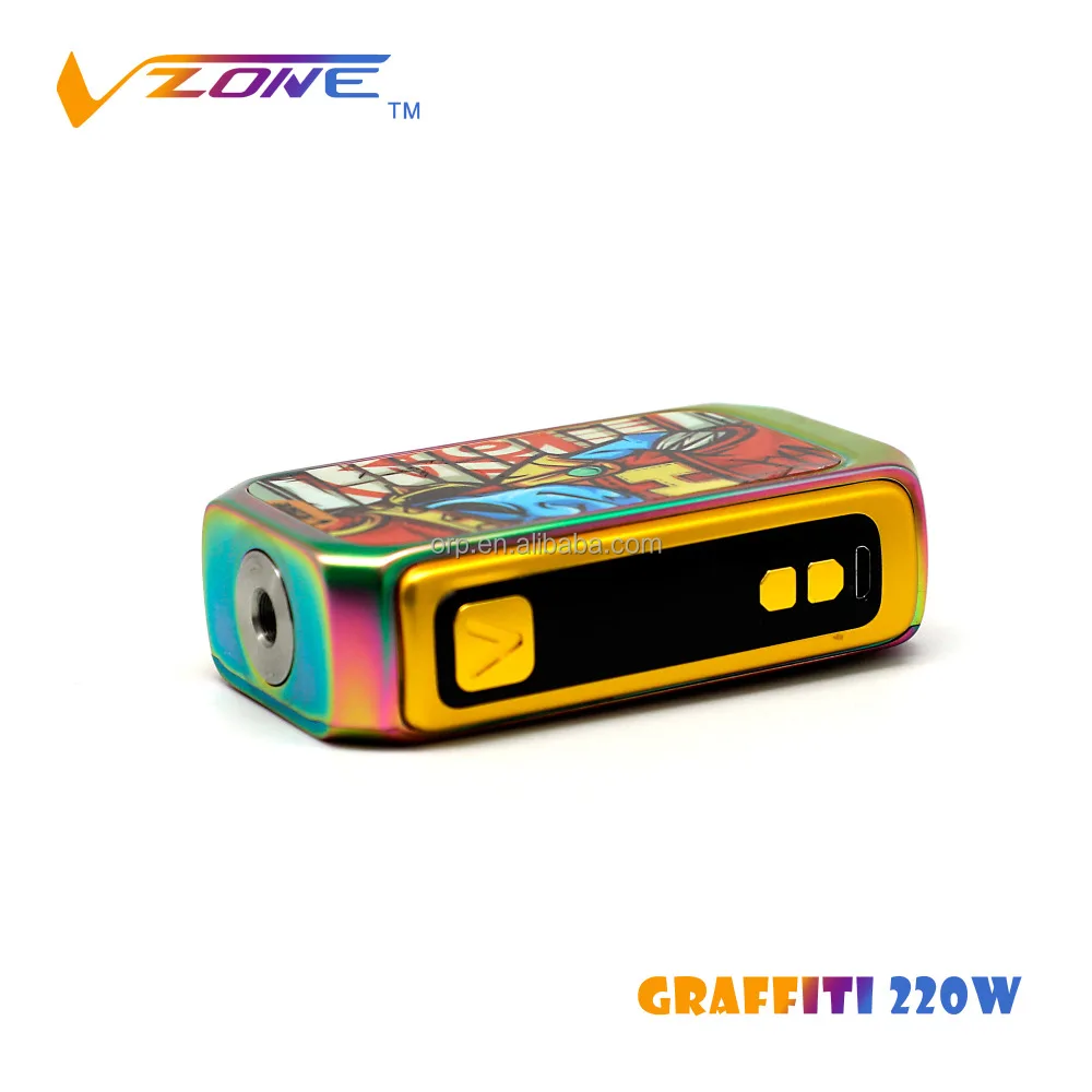 
Vzone Original e cigarette vape Vzone Graffiti 220W box Mod electronic cigarette price in saudi arabia 