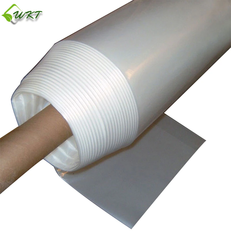 
200 micron reinforced woven pe double layer plastic greenhouse clear film 