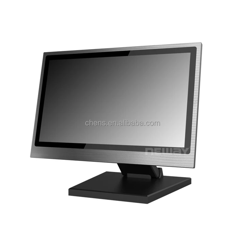 Multi-Touch 1920x1080 IPS LCD Monitor For POS KIOSK ATM with Metal Housing and HDMI VGA DVI AV Signal Input