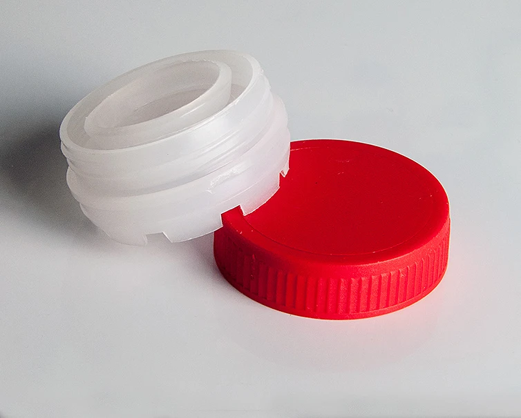 42MM bottle caps screw lid for Wholesale 4L Rectangle Empty Air Tight Tin Box For Engine Oil And Paint Cans