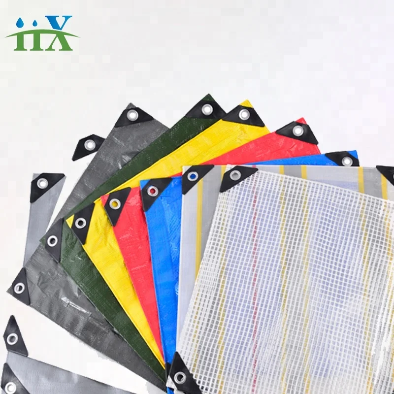 
China high quality outdoor waterproof fabric tarp pe tarpaulin 