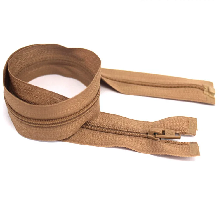 CHENGDA Fancy Durable Auto Lock Eco Friendly Coil Customized Open End Nylon Zip Zipper