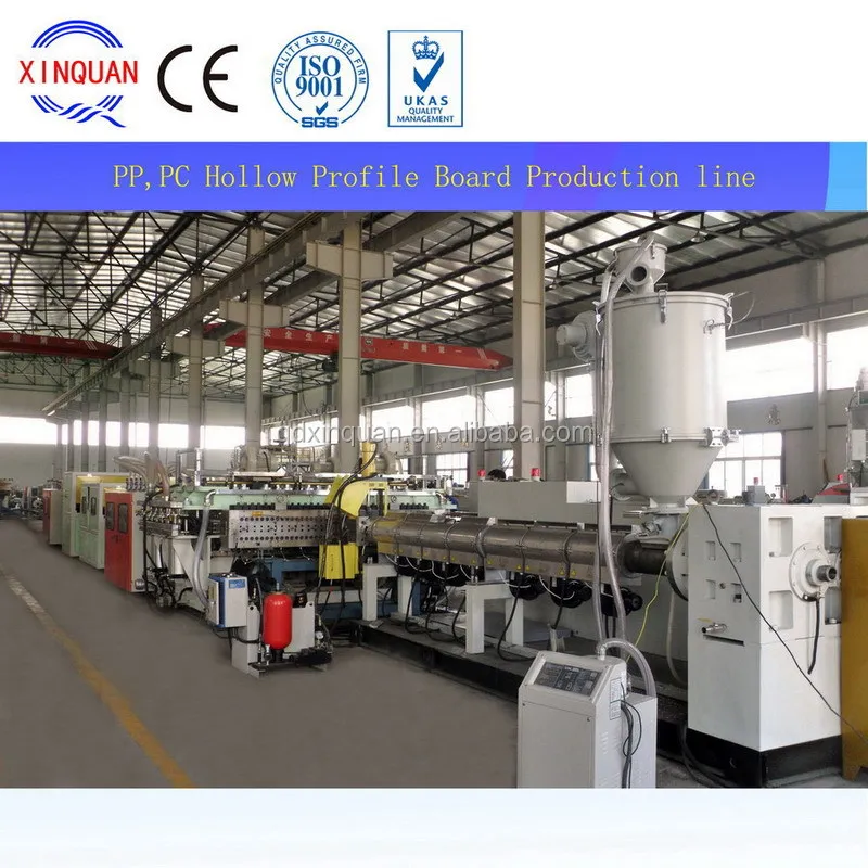 Машина для изготовления ПП полых листов пластиковая опалубка строительства/Производственная линия