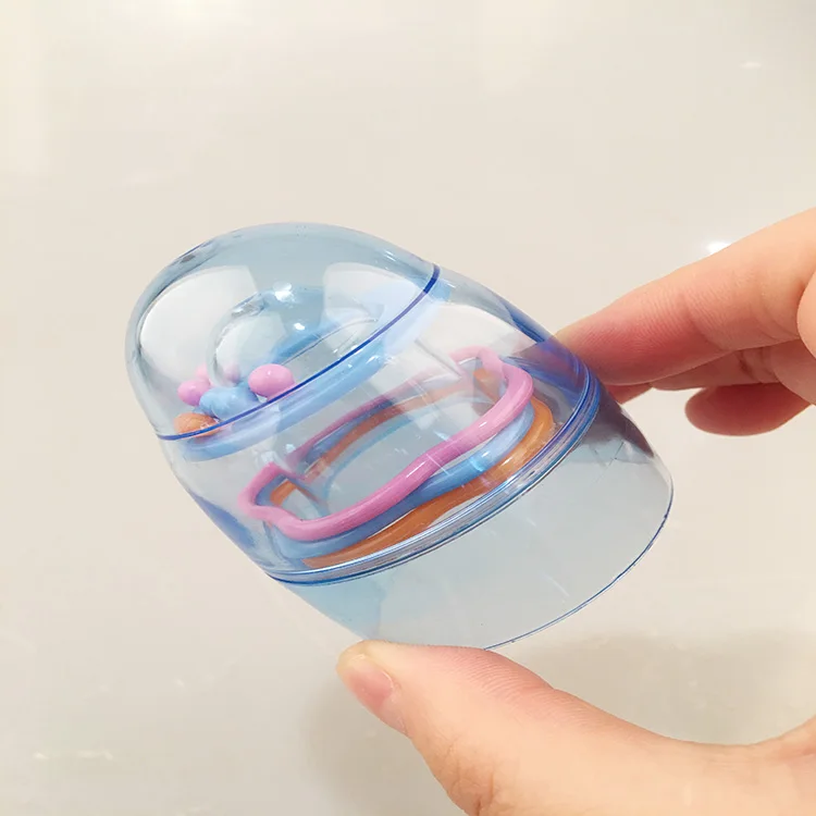 2oz 60ML BPA free food grade plastic pp/pc funny mini milk bottle newborn baby feeding bottle with rattles