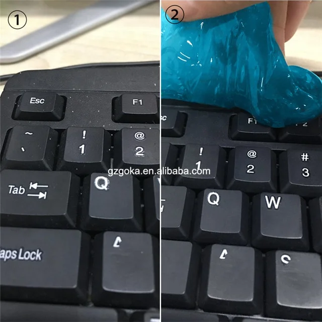 Removable 80g super cleaning slimy gel for keyboard laptop mobile phones remote control