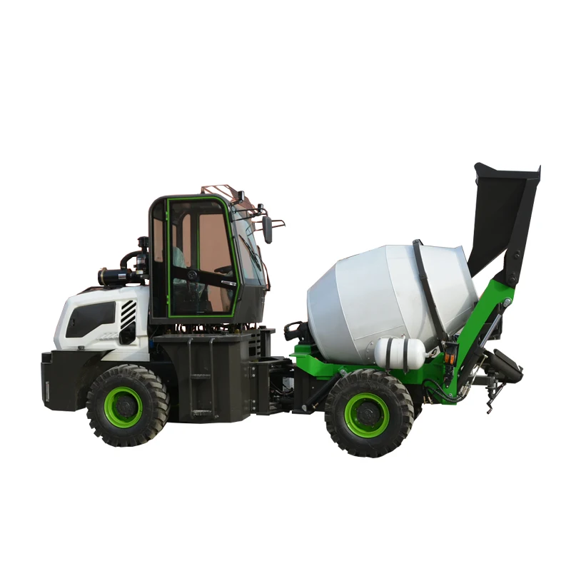 
4x4 Self Loading Mobile Concrete Mixer Truck 