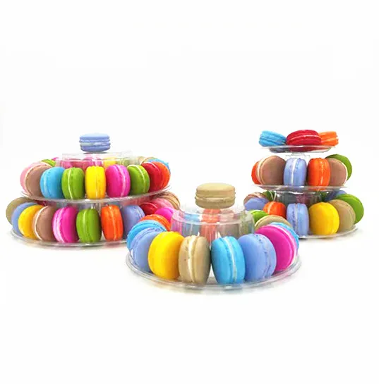 
1 2 3 4 5 6 tier macarons cakes plastic tower for party wedding 