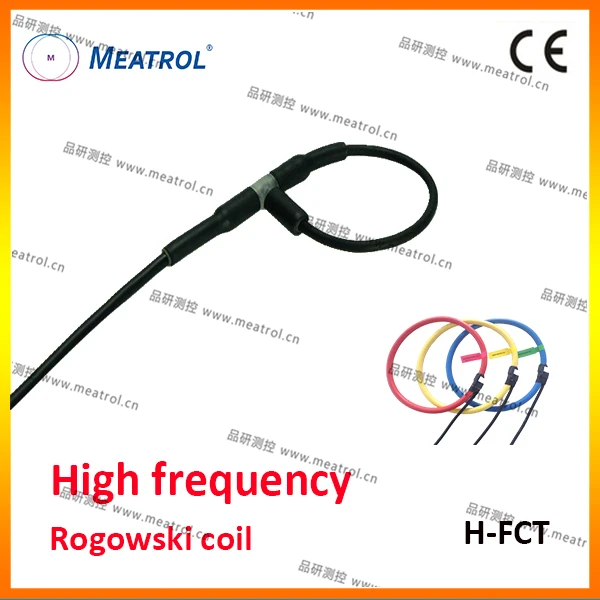 high frequency flexible rogowsky coil loan-on current recorder 144 m.v./1000a flexible pipeline CT h-fct series