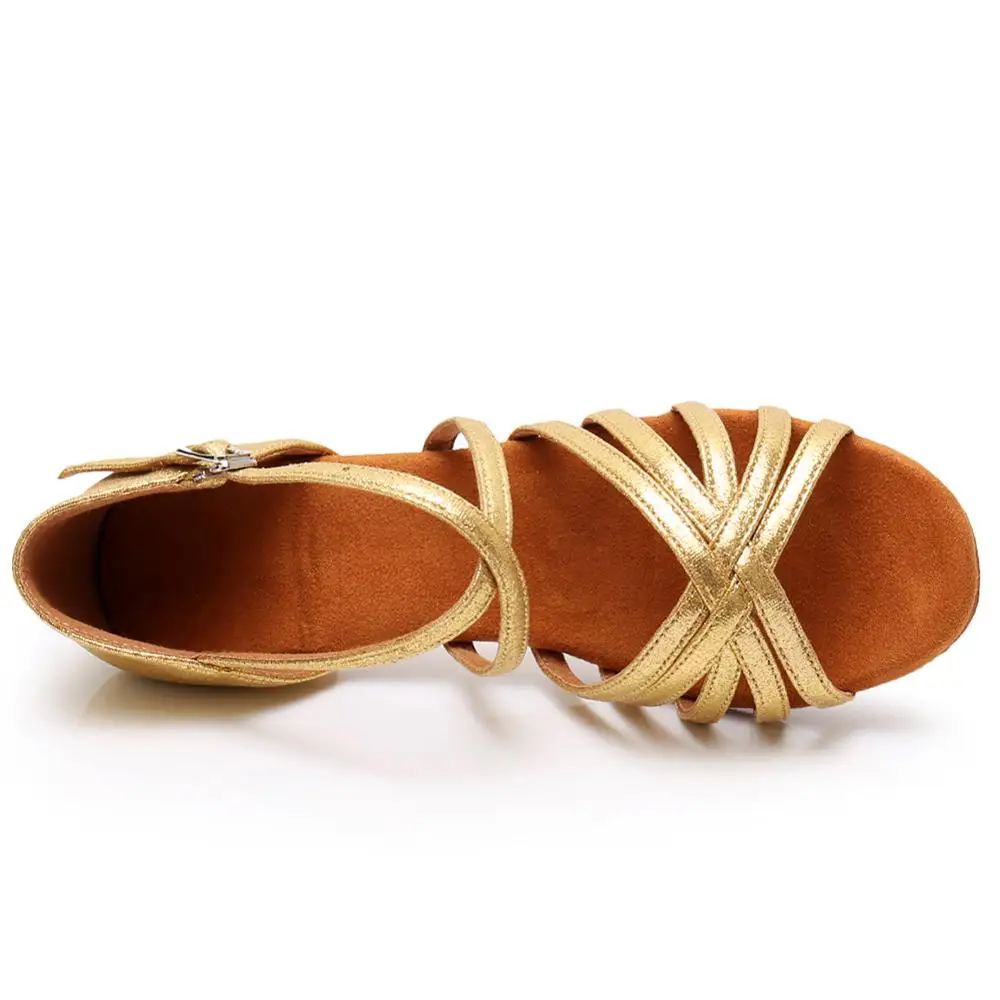 Heel 4cm Children Women  Latin Dance Shoes