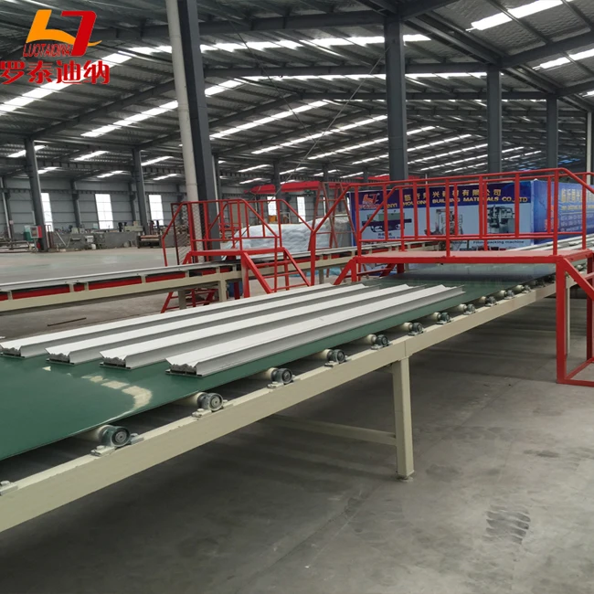 automatic gypsum cornice making machine