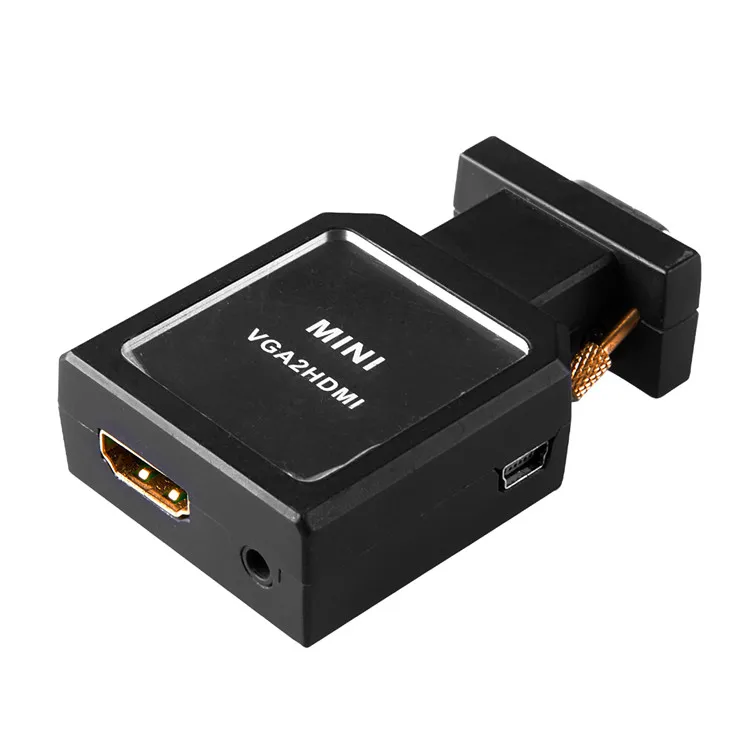 Rocketek высокое качество мини-VGA конвертер HDMI с видео и аудио в полный цифровой формат HDMI для 1080 P Поддержка