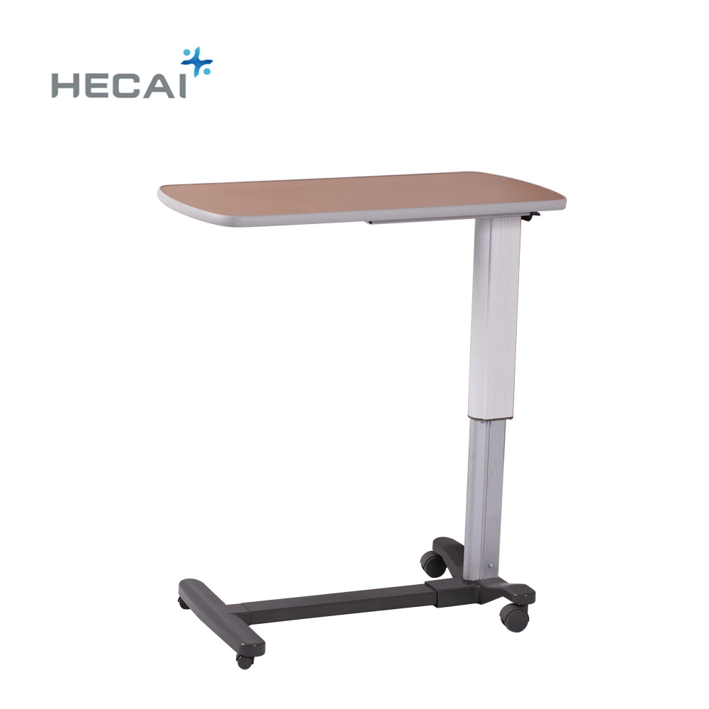 LS-MT02 Hospital patient movable bedside overbed table for dinning