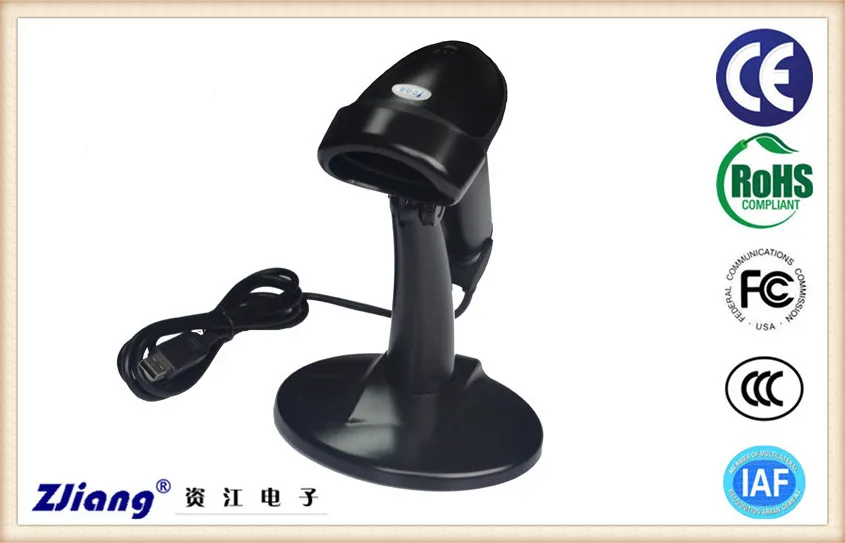 Zjiang- 7300 черный 200time/sec чтения автоматический читателя commercia розничных кассовый аппарат сканер штрих-кодов