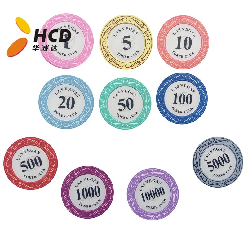 custom made ceramic poker chip desgin 39mm sticker pokerchips