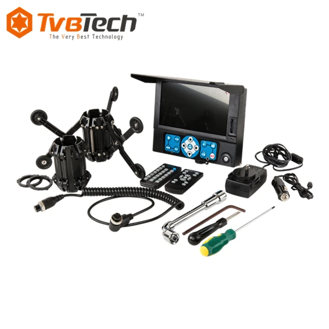 Industrial Endoscope 23mm Camera Video Pipeline Plumbing Inspection Pipe Borescope With 512Hz Sonde