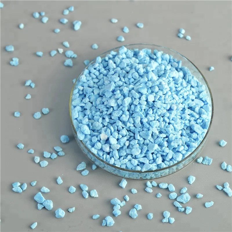 
Eco-friendly blue granule free-flowing high efficient ice melter 