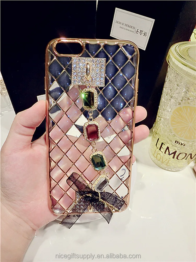 Personalized Creative Diamond Set Mobile Phone Case Luxury Gem Bracelet Phone Case for Iphone