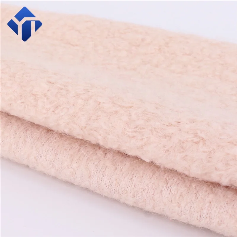 
ladies fancy wool knitted fabric for kids clothes 