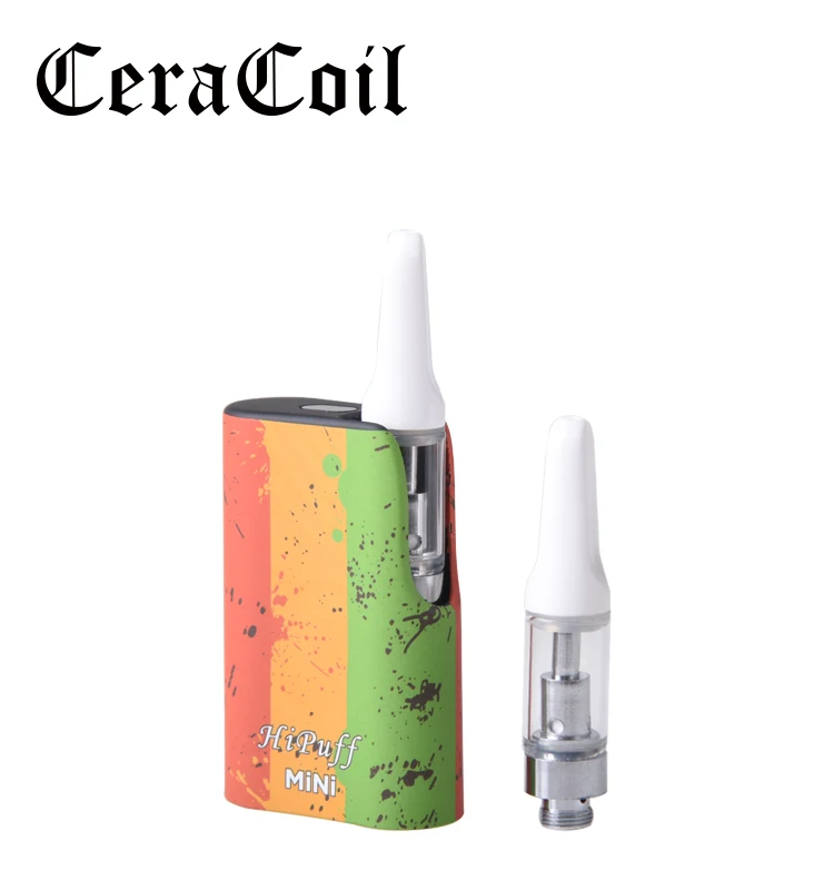 
New innovative products Glass cbd thick oil cartridge 0.5ml rechargeable cbd oil vape pen 