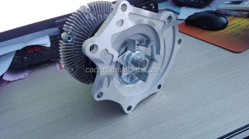 Factory Price Diesel TD27 Engine Parts Water Pump with Fan Clutch 21010-40K31 for NISS-AN Pathfinder/Mistral/Terrano 2663cc