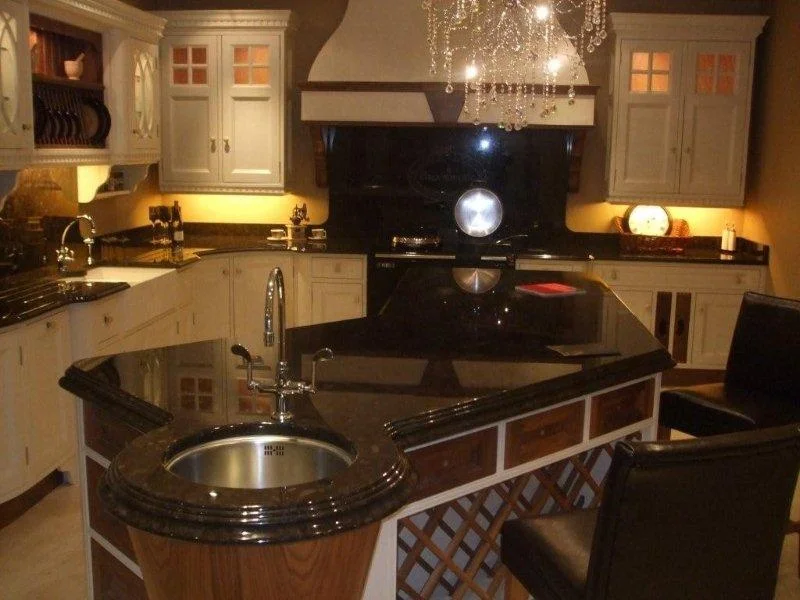 
Buy wholesale polished decorative interior cheap natural red grey black granite stone kitchen worktop 