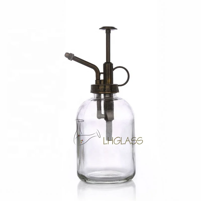 
Clear Glass Watering Can With Plastic Sprayer For Flower Glass Sprayer Mister Spray Bottle Home Garden  (60858716822)