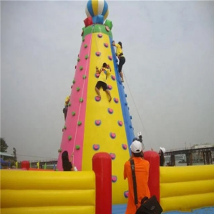 Juegos Inflables Outdoor Kids Inflatable Games Rocking Float Climbing Wall For Sport Game