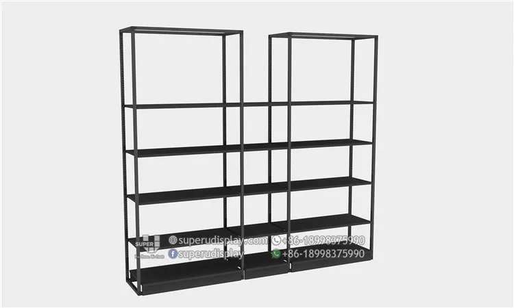 Retail Garment Store Large High Quality Decoration Display Metal Wall Shelf