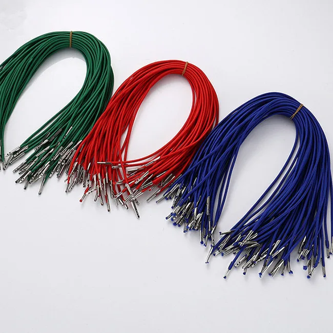 
1mm, 2mm, 2.5mm, 3mm, 4mm, 5mm black elastic rope with metal barbs 