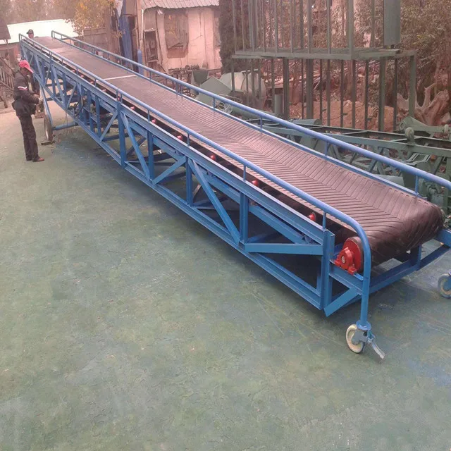 Mobile Belt Conveyor with adjustable height