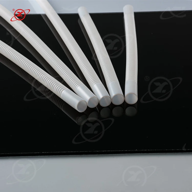 Полупрозрачный шланг HY-006 OEM, гибкая труба из ПТФЭ, гофрированная труба